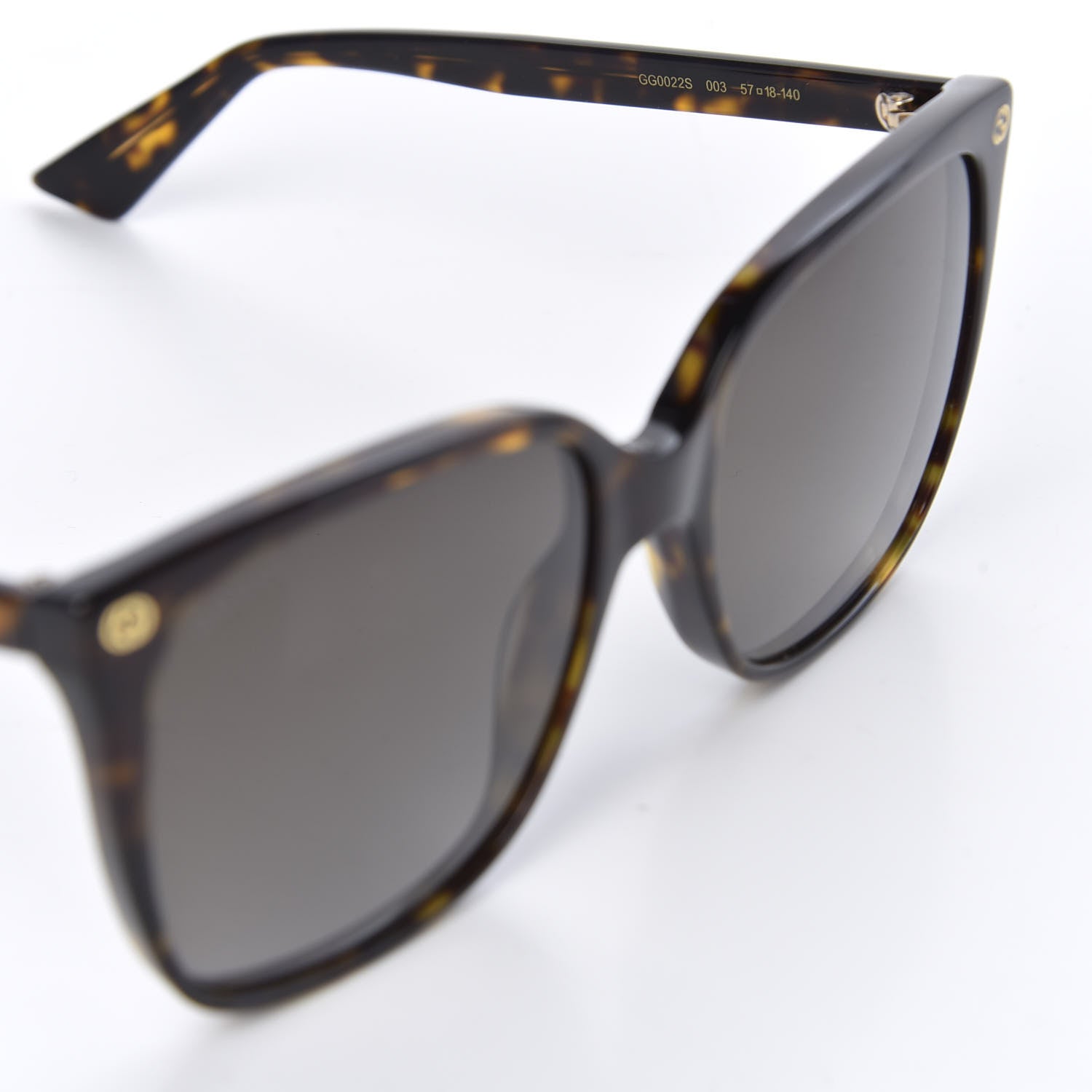 Gucci GG Sunglasses GG0022/S Tortoise 6 of 8