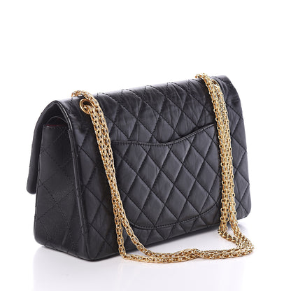 Chanel Aged Calfskin Quilted 2.55 Reissue 226 Flap Black 2 of 8