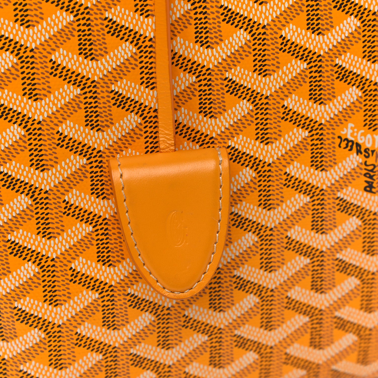 Goyard Goyardine Bellechasse PM Yellow 7 of 14