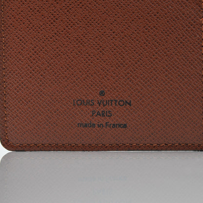 Louis Vuitton Monogram Porte Valeurs Checkbook Wallet 6 of 6