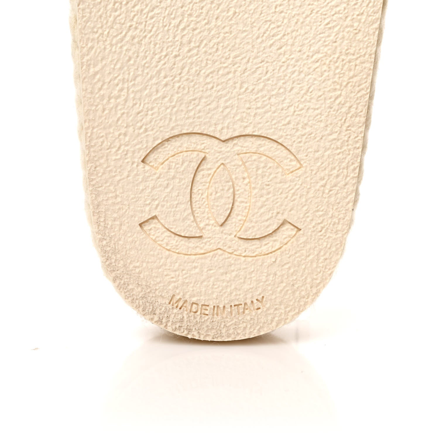 Chanel Braided Knit CC Mules 39 Ecru 6 of 8