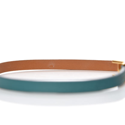 Hermes Swift Hapi 3 MM Triple Tour Bracelet S Malachite 6 of 12