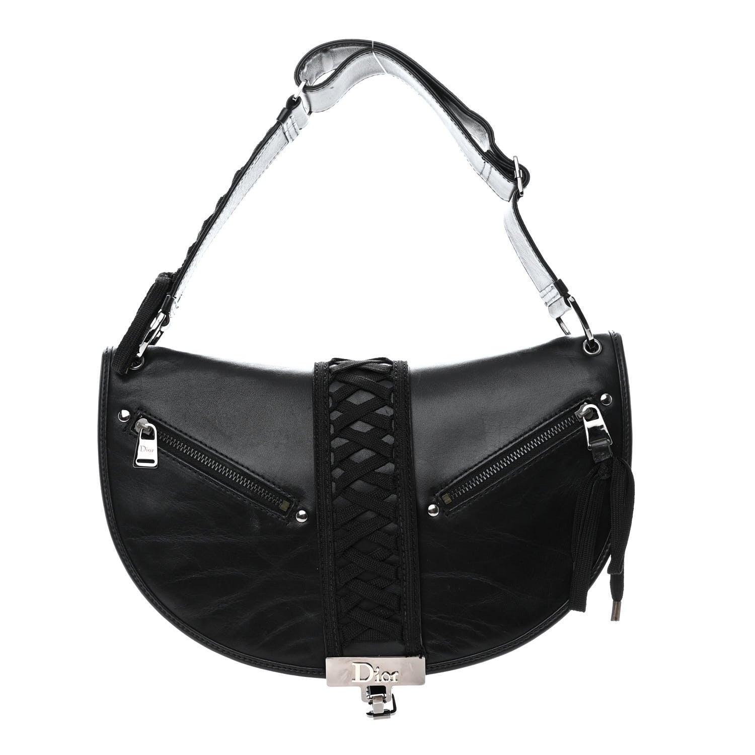 Christian Dior Lambskin Admit It Hobo Black 1 of 14
