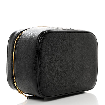 Chanel Caviar Vanity Cosmetic Case Black 4 of 8