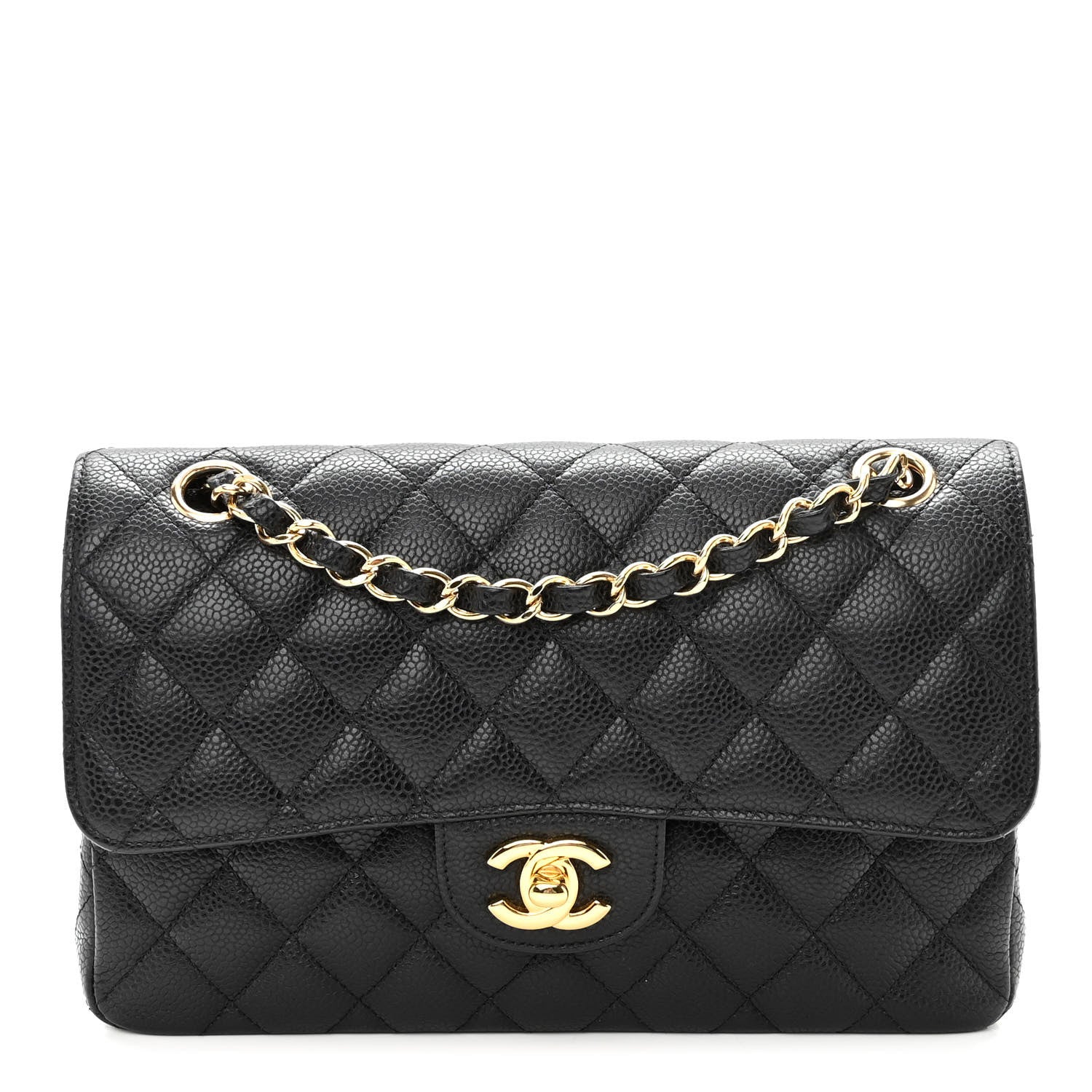 Chanel Caviar Quilted Small Double Flap Black 1 of 10