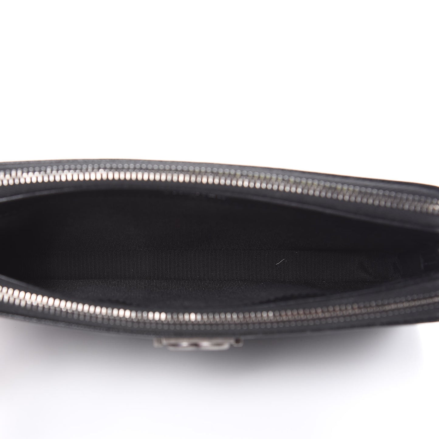 Caviar Quilted Small Boy Clutch With Chain Black