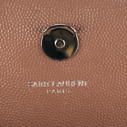 Saint Laurent Grain De Poudre Small Monogram Kate Satchel Fard 6 of 7