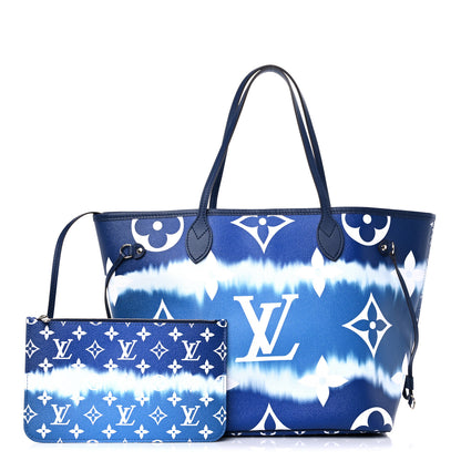 Louis Vuitton Monogram Escale Neverfull MM Blue 1 of 14