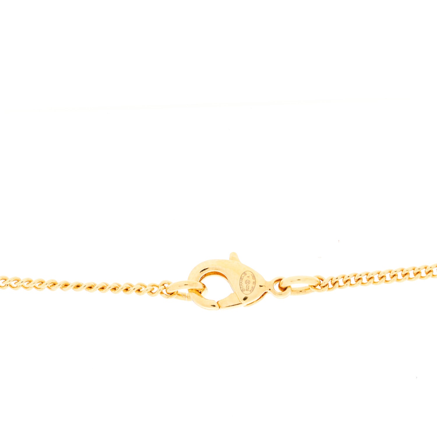 Chanel Metal CC Rue Cambon Necklace Necklace Gold 5 of 6