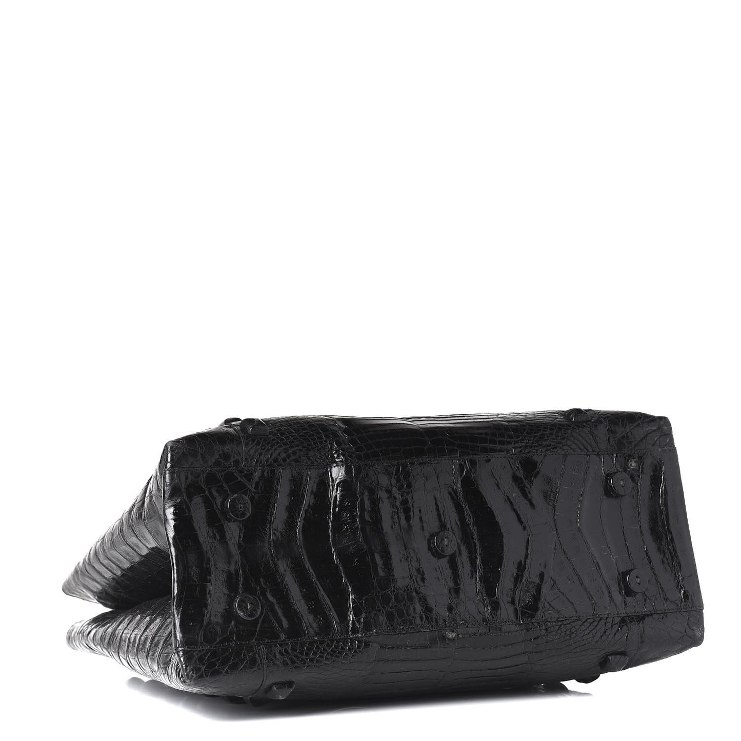 Crocodile Tote Black