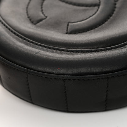 Chanel Lambskin Square Quilted Round Shoulder Bag Black 11 of 15