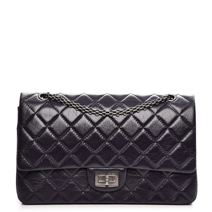 Chanel Aged Calfskin Quilted 2.55 Reissue 227 Flap Dark Purple 1 of 7