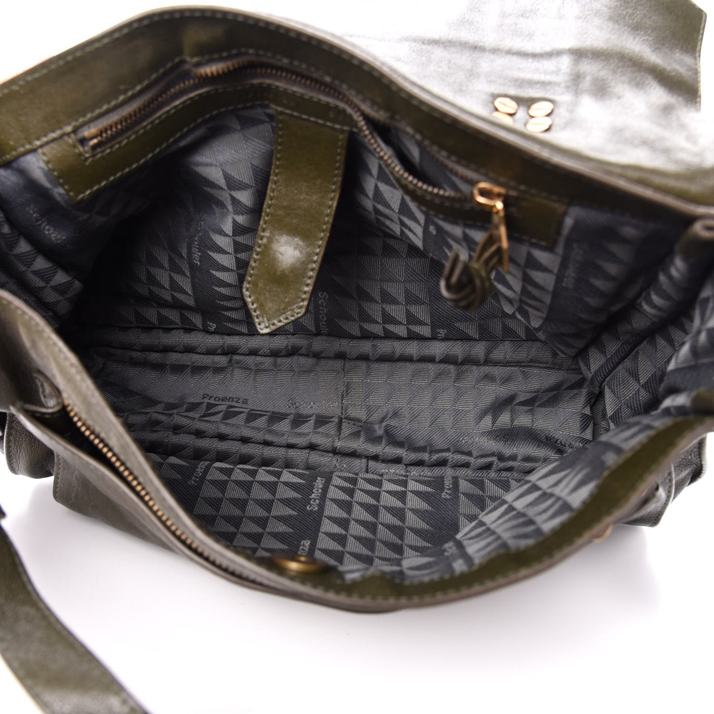 Lambskin PS1 Medium Satchel Military