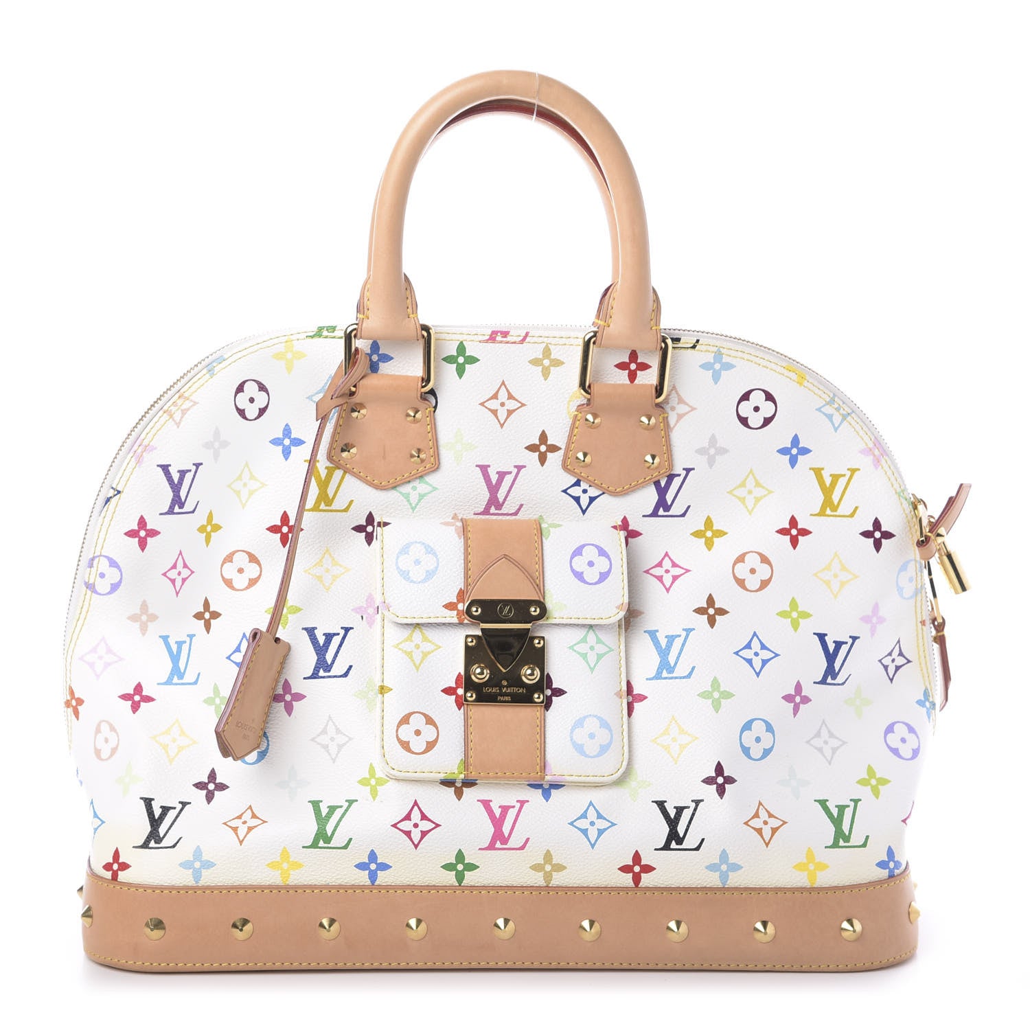 Louis Vuitton Monogram Multicolor Alma GM White 1 of 17