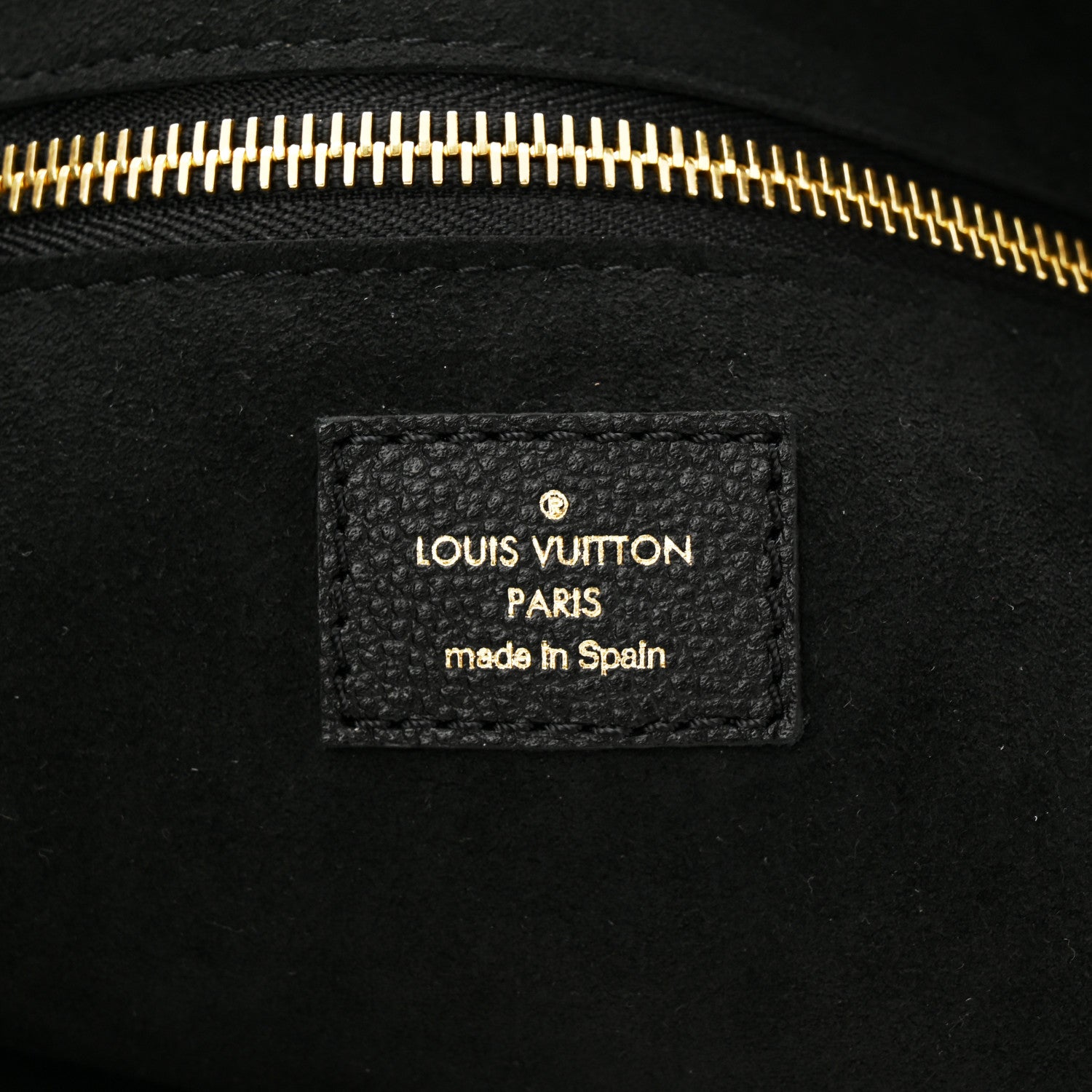 Louis Vuitton Empreinte Monogram Giant Neverfull MM Black Beige 6 of 11