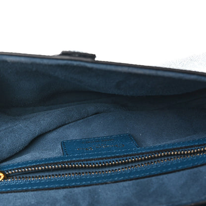 Christian Dior Grained Calfskin Saddle Bag Turquoise 5 of 10