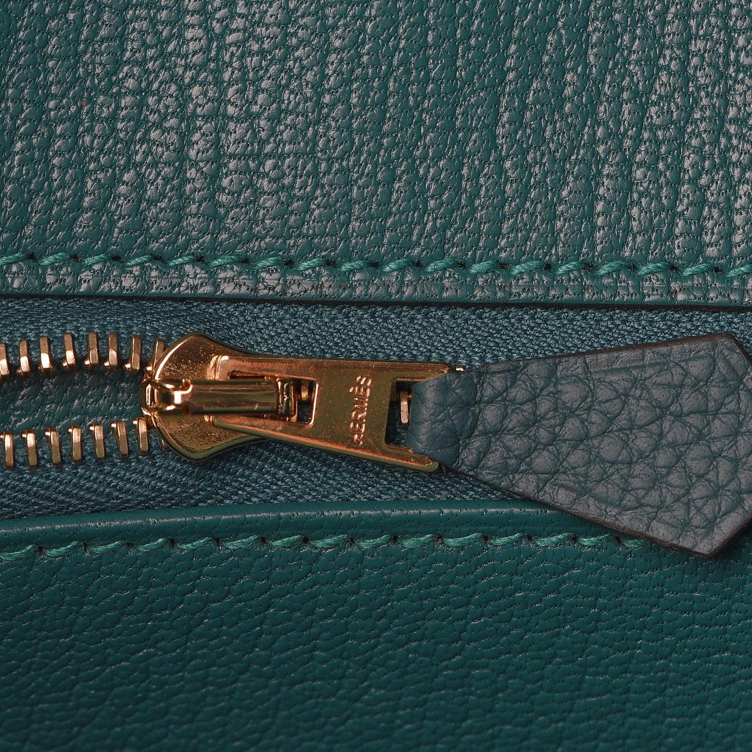 Hermes Togo Birkin 35 Malachite 24 of 33