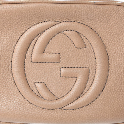 Gucci Pebbled Calfskin Small Soho Disco Bag Rose Beige 8 of 16