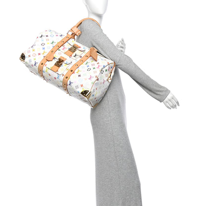 Louis Vuitton Monogram Multicolor Keepall 45 White 2 of 12