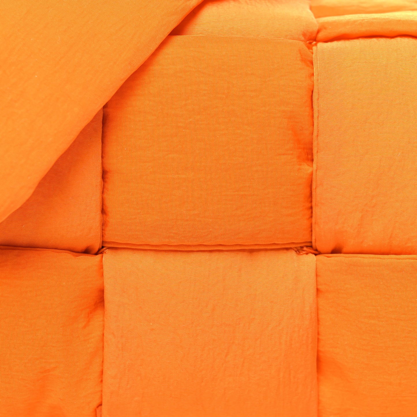 Nylon Intrecciato Mini Padded Tech Candy Cassette Bag Orange