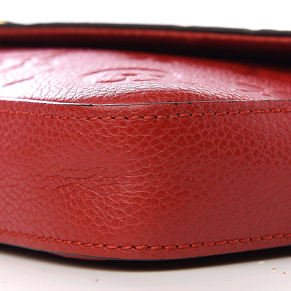 Louis Vuitton Empreinte Pochette Felicie Chain Wallet Cherry 8 of 9