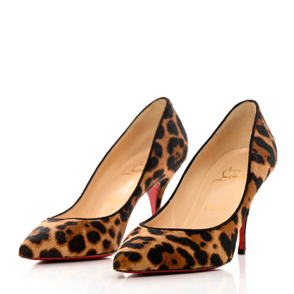 Christian Louboutin Pony Hair Leopard Luxor Piou Piou 85 Pumps 39.5 Leopard 3 of 10