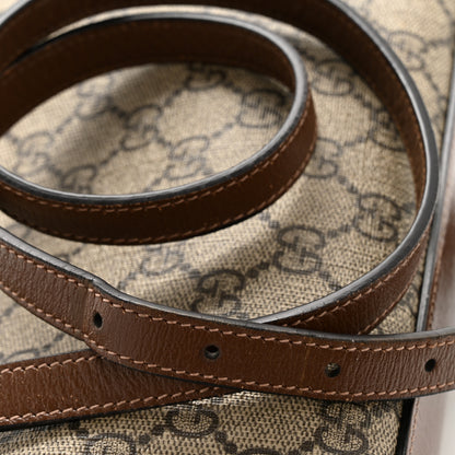 Gucci GG Supreme Monogram Small Horsebit 1955 Shoulder Bag Beige Brown Sugar 11 of 14