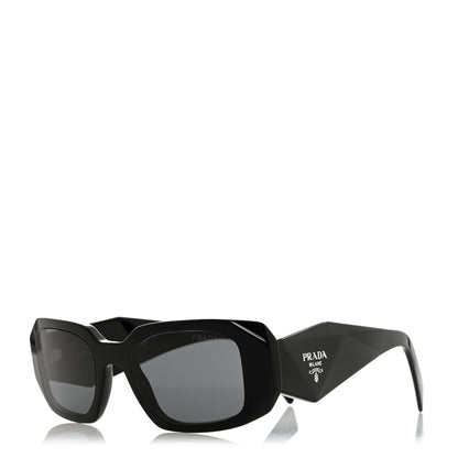 Prada Acetate Symbole Sunglasses SPR 17W Black 1 of 8