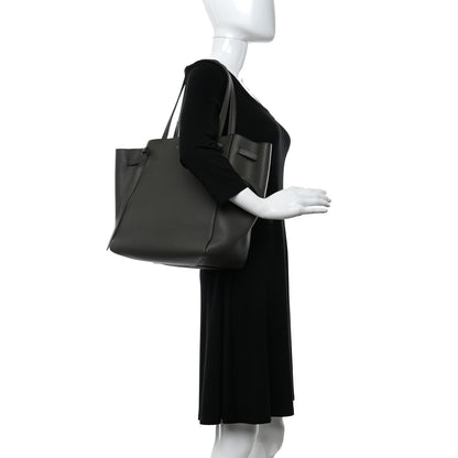 Celine Soft Grained Calfskin Small Belt Cabas Phantom Taupe 2 of 10