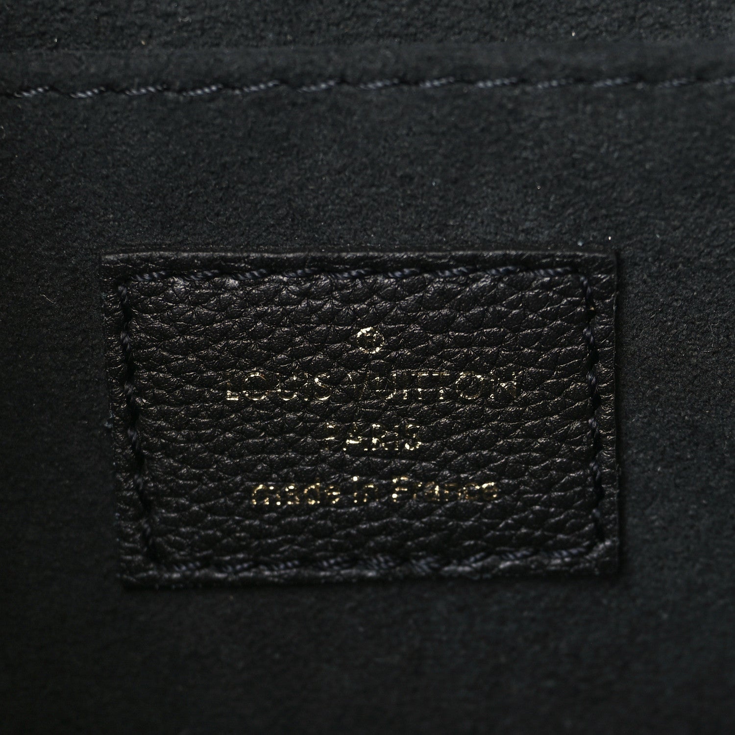 Louis Vuitton Grained Calfskin Lockme Chain Bag PM Black 6 of 8