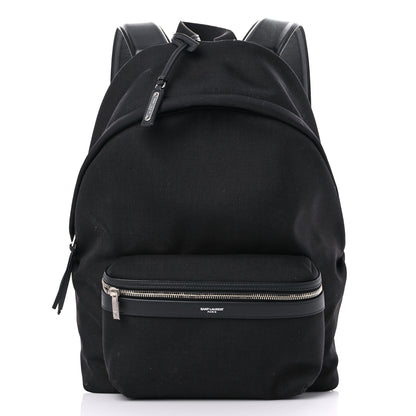 Saint Laurent X GOOGLE Canvas Cit-E Jacquard Backpack Black 2 of 14