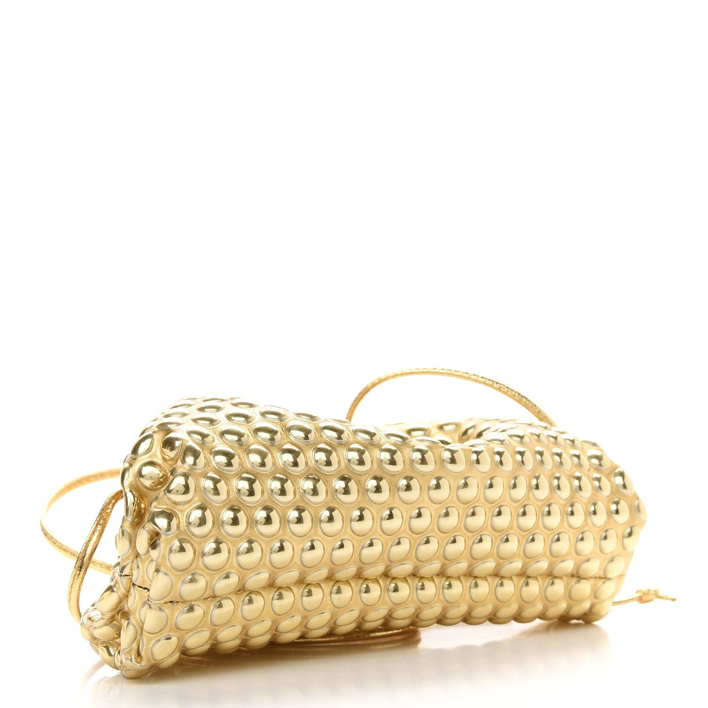 Metallic Fabric Bubble Wrap The Mini Pouch Gold