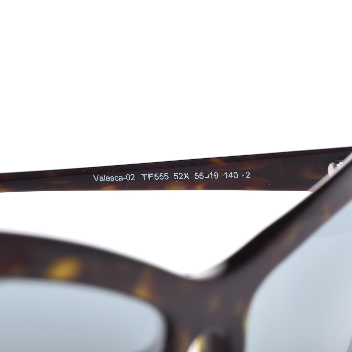 Valesca Cat Eye Sunglasses TF555 Tortoise