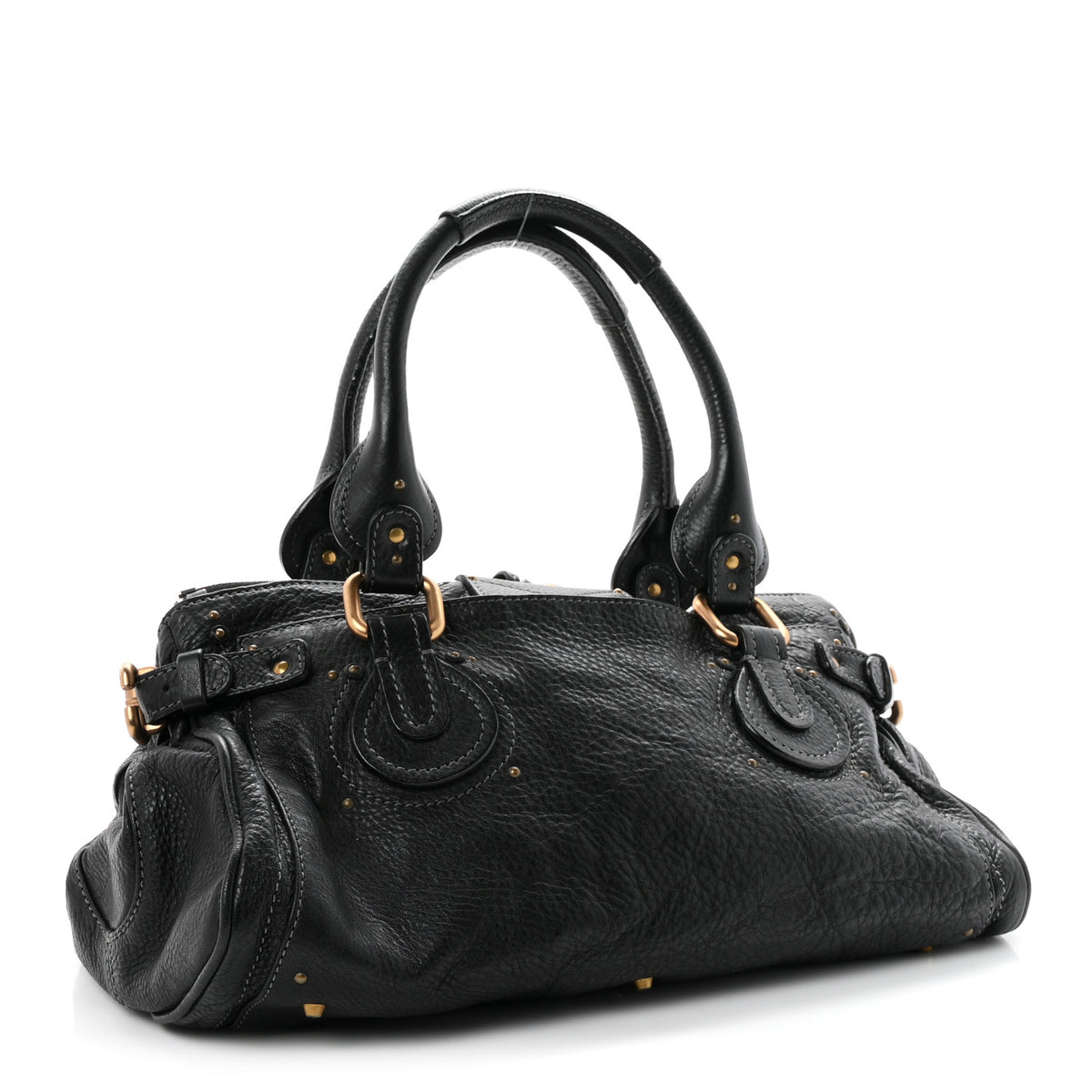 Chloe Calfskin Medium Paddington Satchel Black 3 of 10