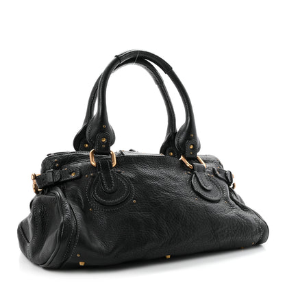 Chloe Calfskin Medium Paddington Satchel Black 3 of 10