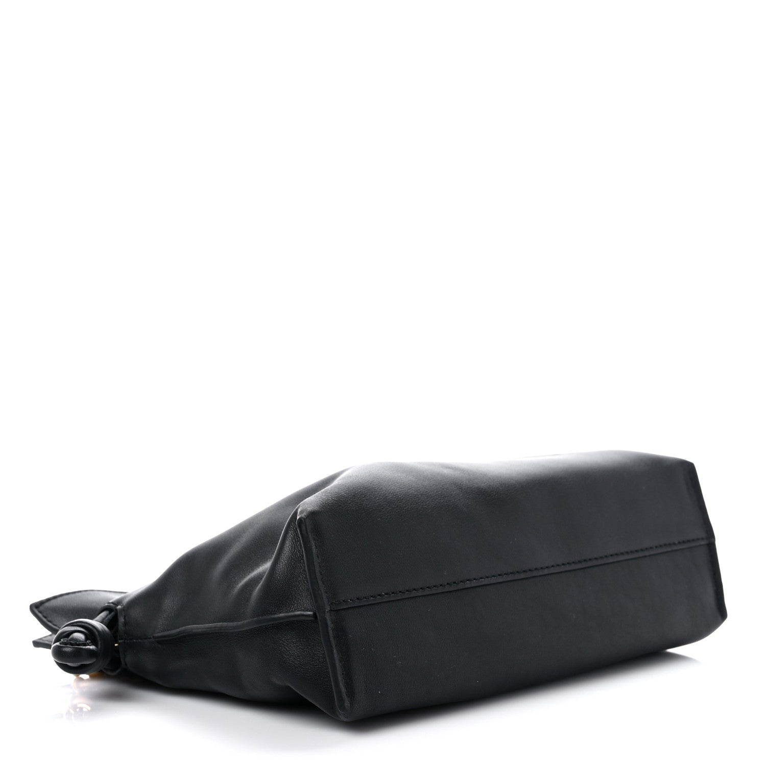Loewe Nappa Calfskin Mini Flamenco Knot Clutch With Chain Black 3 of 9