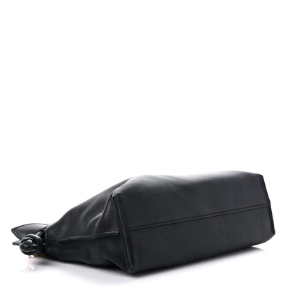 Loewe Nappa Calfskin Mini Flamenco Knot Clutch With Chain Black 3 of 9