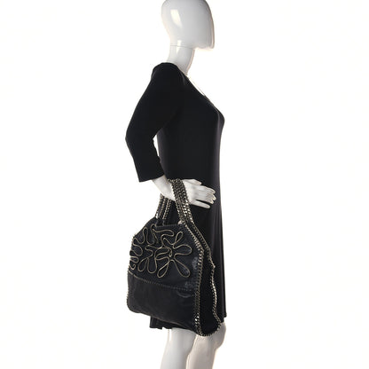 Stella McCartney Shaggy Deer Falabella Zipper Tote Black 2 of 11