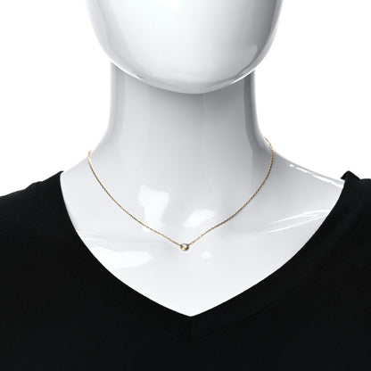 Cartier 18K Yellow Gold Diamond LM D'Amour Pendant Necklace 2 of 5