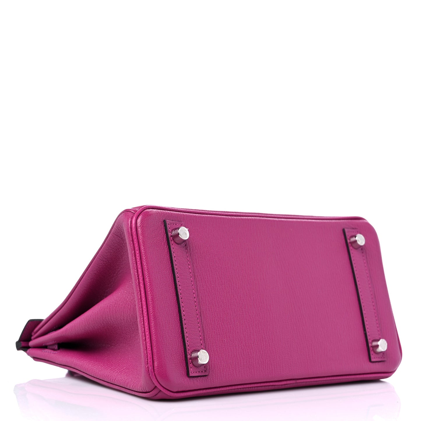 Chevre Mysore Horseshoe Birkin 25 Rose Pourpre