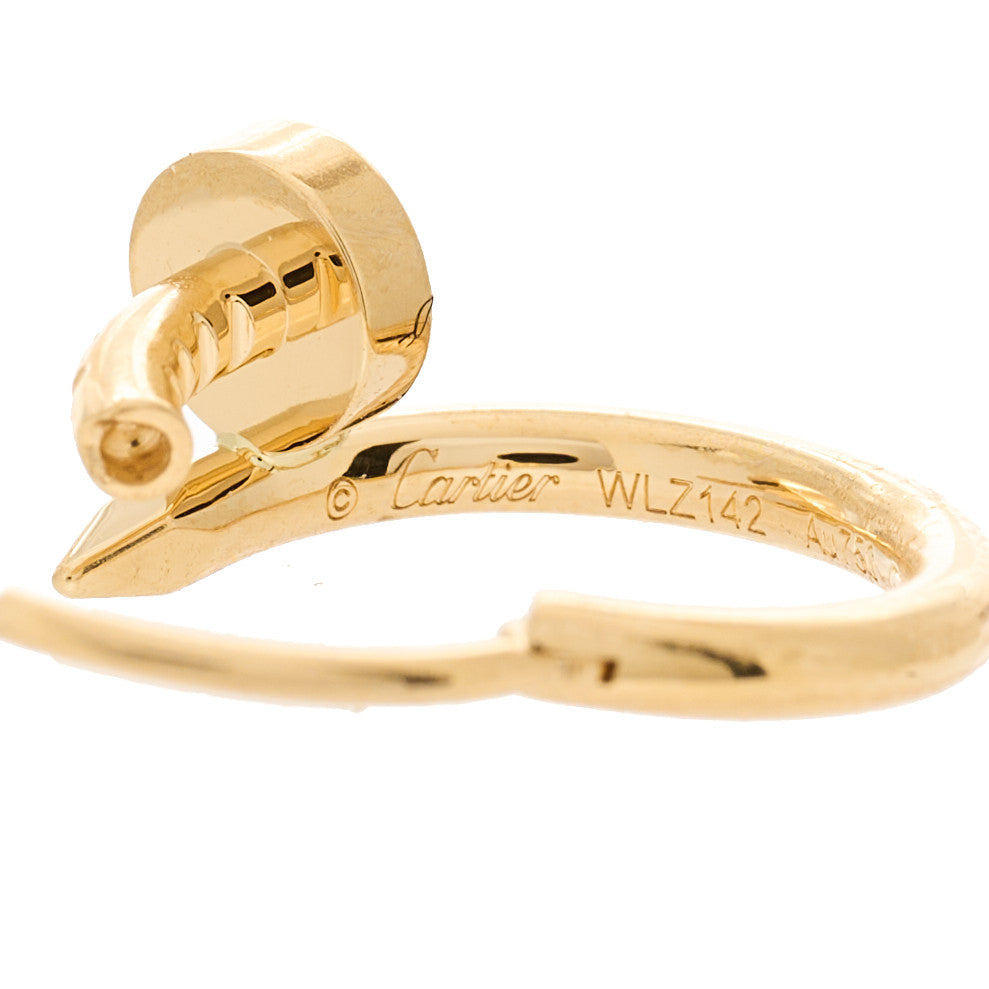 18K Yellow Gold Juste Un Clou Single Hoop Earring