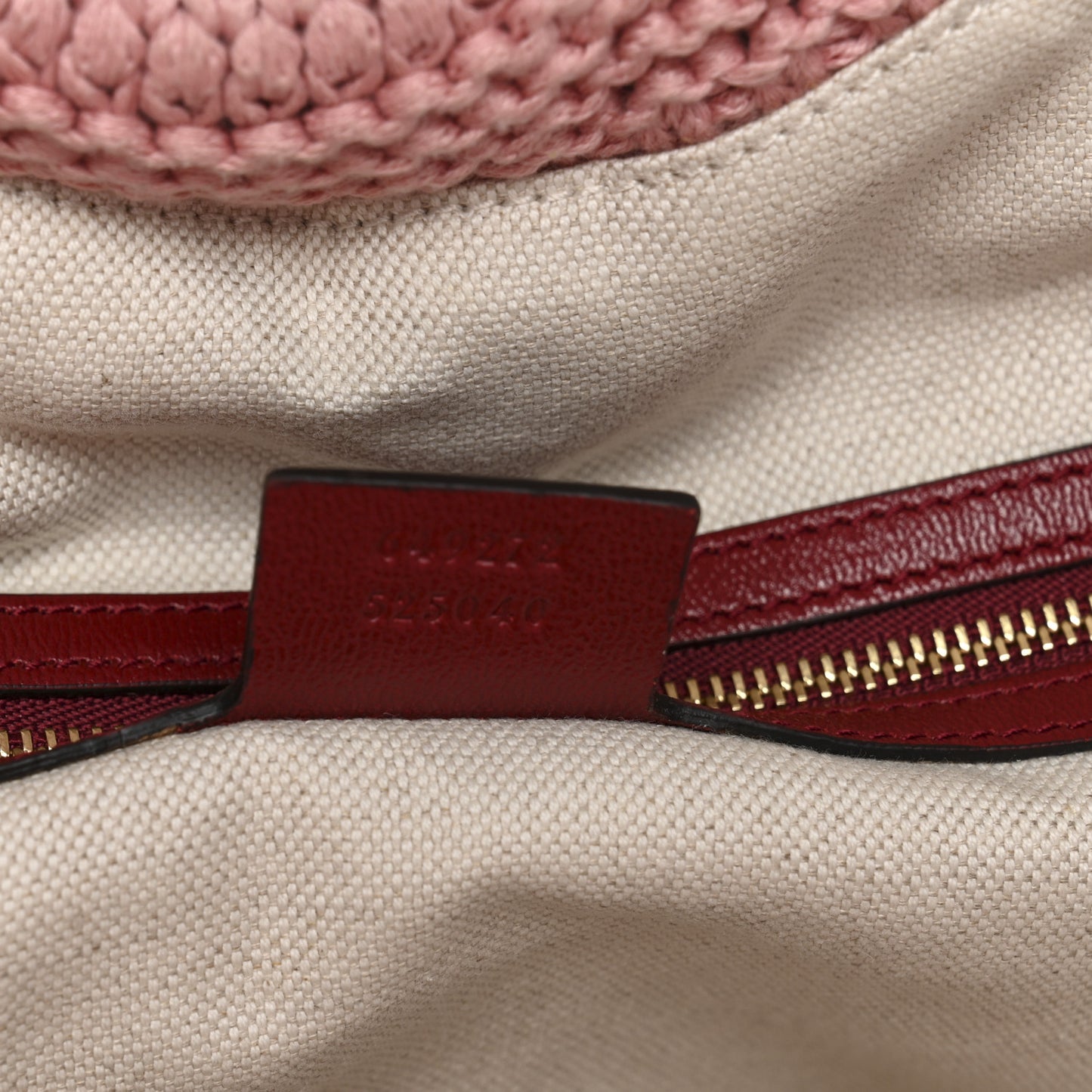 Cotton Crochet Horsebit 1955 Tote Multicolor