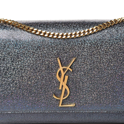 Saint Laurent Grain De Poudre Medium Classic Monogram Kate Satchel Graphite 10 of 10