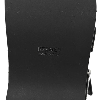 Hermes Calfskin Womens Kos Clog 38 Black 7 of 10