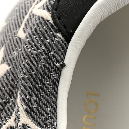 Louis Vuitton Denim Monogram Time Out Sneakers 36 9 of 10