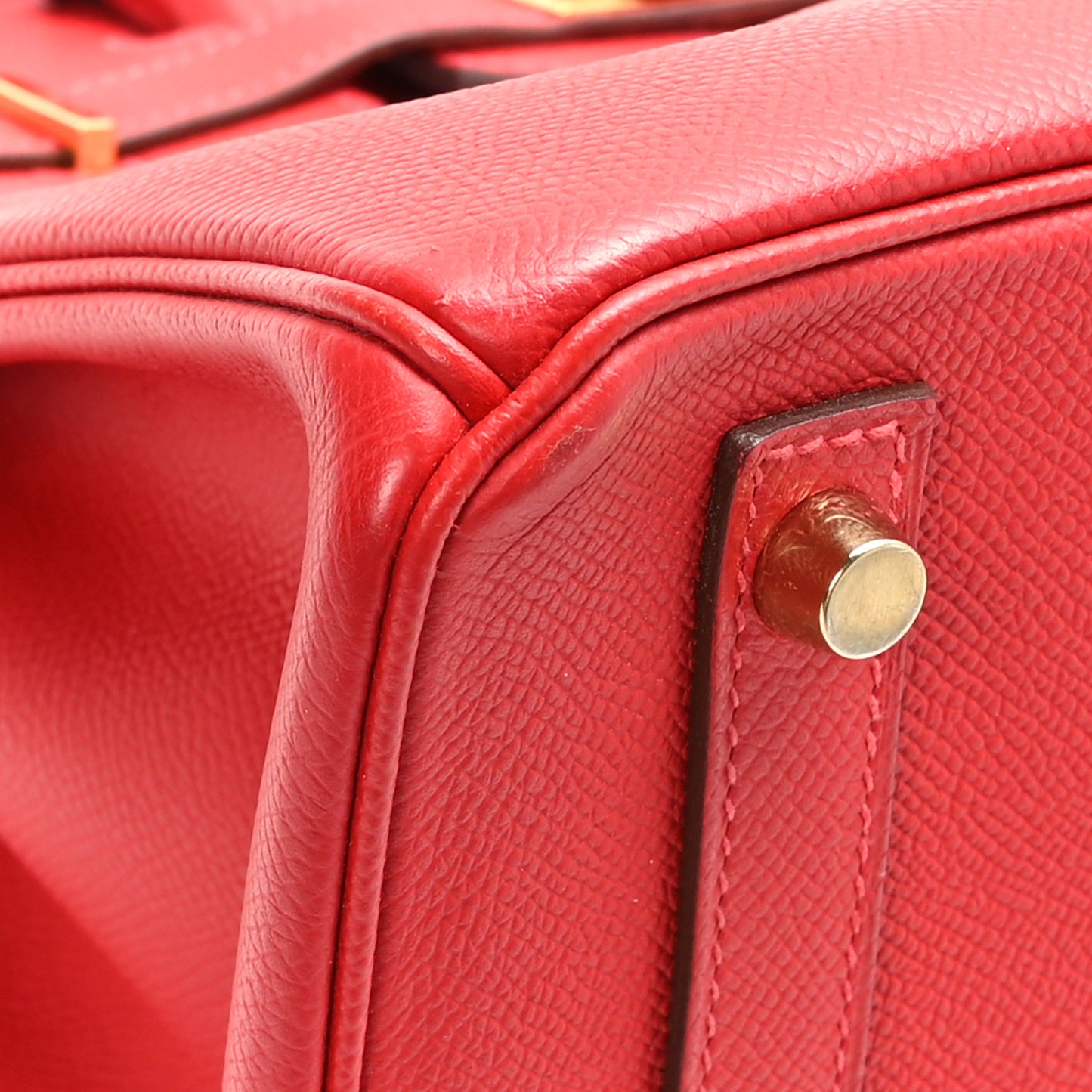 Epsom Birkin 30 Rouge Casaque