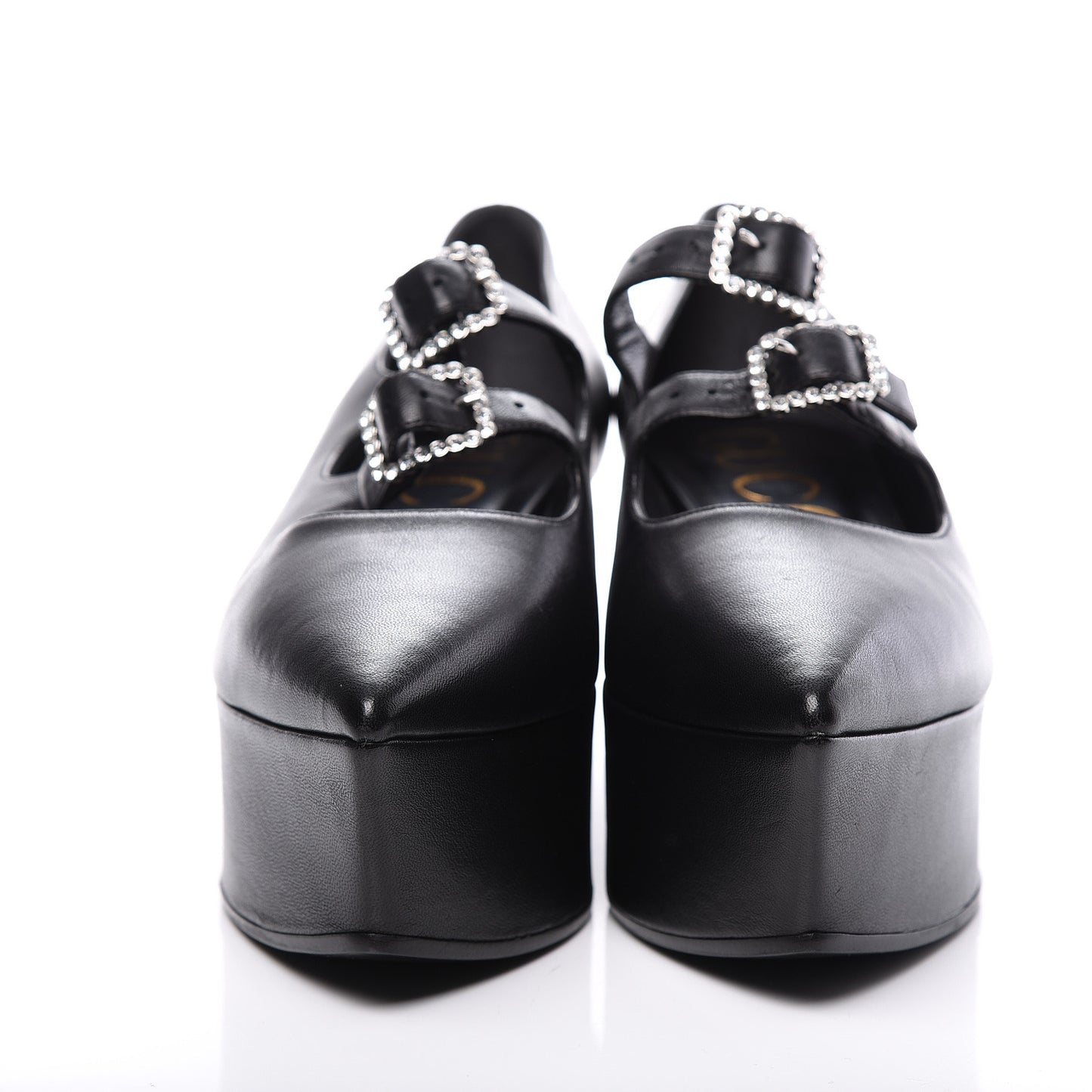 Nappa Liv Mary Jane Platform Loafers 39.5 Black