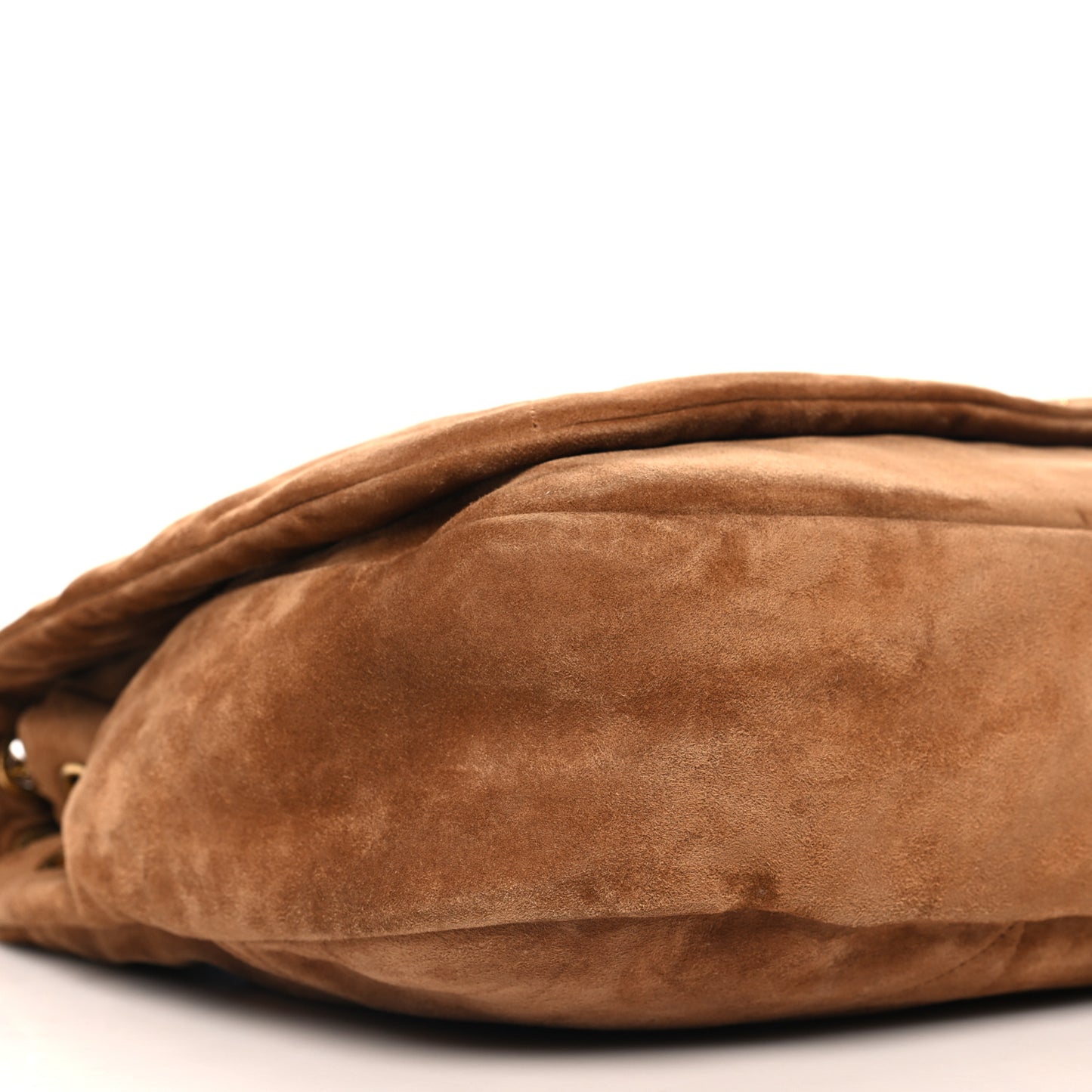 Suede Matelasse Monogram Large Jamie 4.3 Snuff