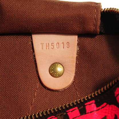 Louis Vuitton Monogram Graffiti Speedy 30 Fuchsia 6 of 7