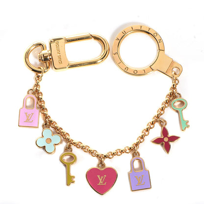 Louis Vuitton Enamel Pretty Charms Key Chain Holder Bag Charm 1 of 5